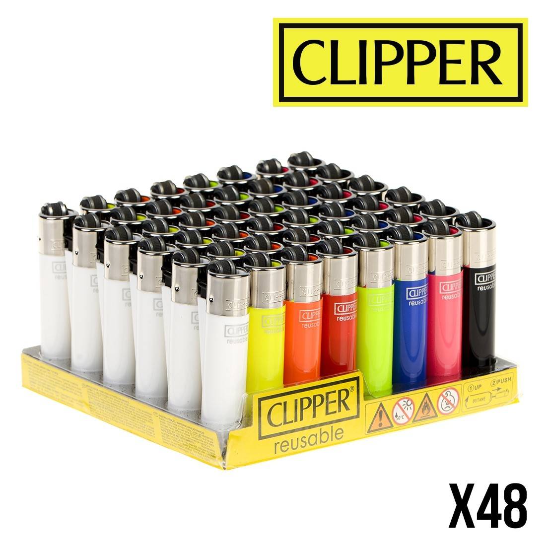 Briquet Clipper Micro Color
