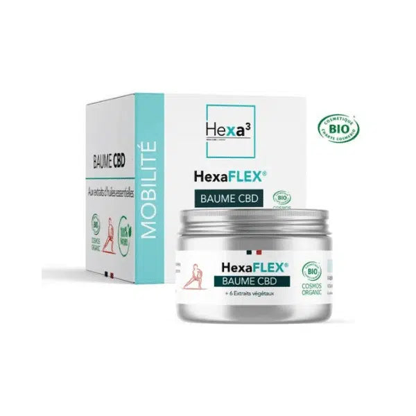 Baume Musculaire CBD Bio 100ml – Hexa3 ®