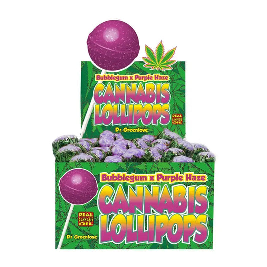 Sucette CBD Lollypops Bubble Gum X Purple