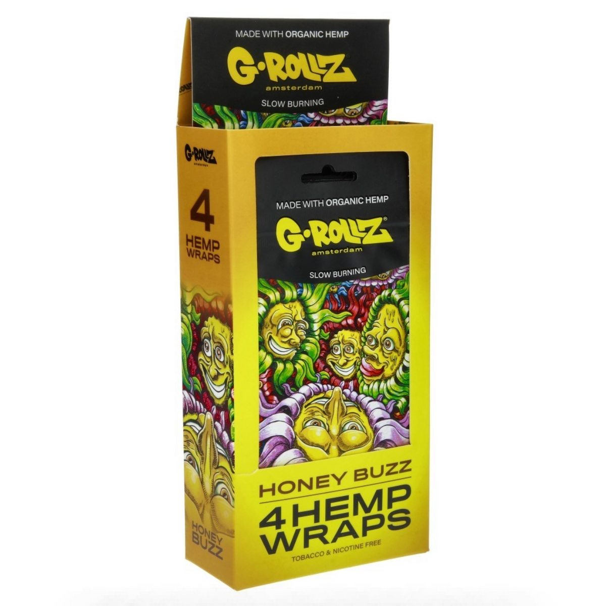 Feuilles Blunt CHANVRE G-ROLLZ HONEY BUZZ par 4