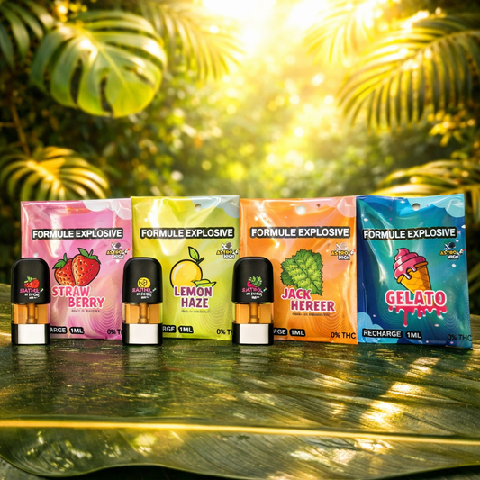 Pack 4 Recharges Vape CBD