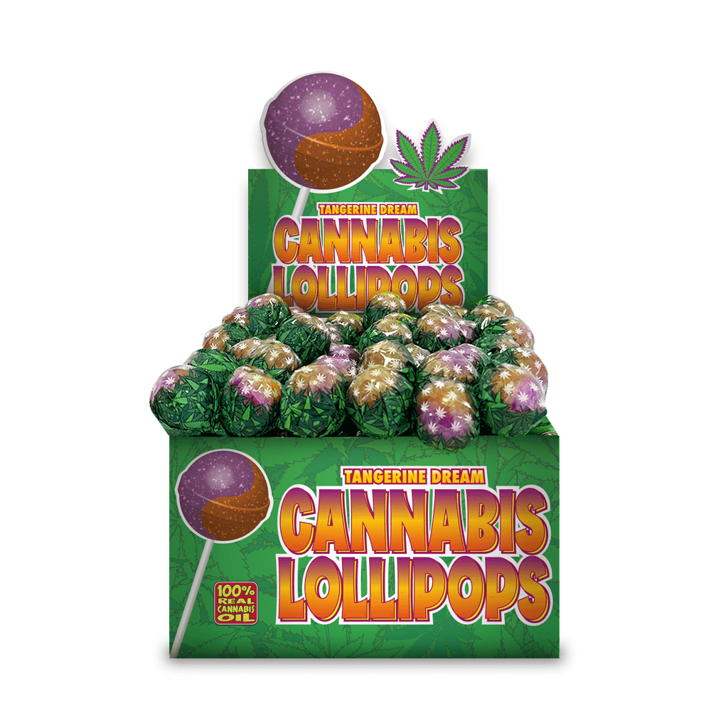 Sucette CBD Lollypops Purple X Tangerine