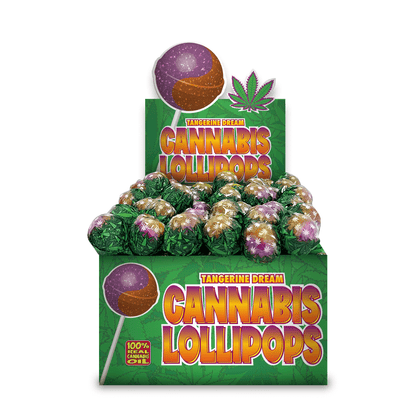 Sucette CBD Lollypops Purple X Tangerine