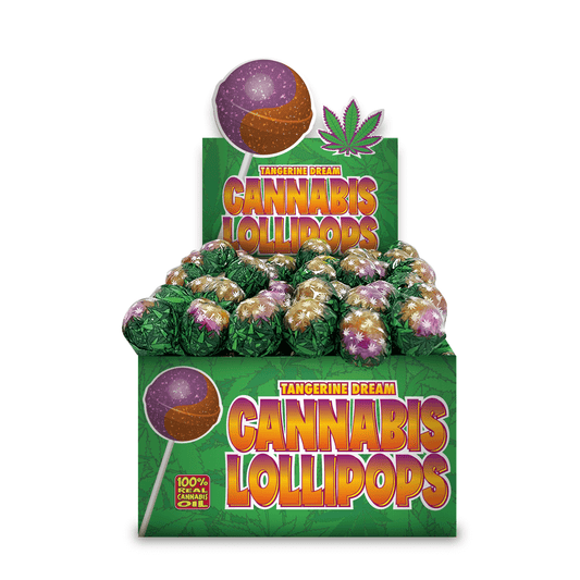 Sucette CBD Lollypops Purple X Tangerine